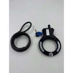 Outlet FISCHER RK120/10 Zamek, zapięcie rowerowe z obejmą, kajdankami 120