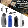 Bidon Fidlock TWIST 590 czarny transp. + baza bike