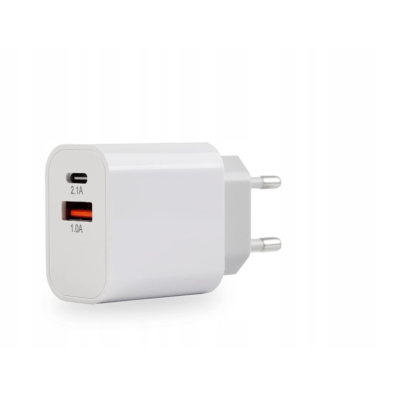 Outlet MUTTO Ładowarka 2 porty USB C/USB A moc 10W uniwersalna szybka