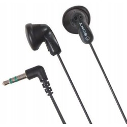 Outlet Słuchawki douszne Sony MDR-E9LPB czarny dł. przewodu 1.2 m