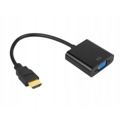Outlet Przejście konwenter wtyk HDMI gniazdo VGA LXVGA10 Plug & play 1080p