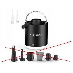 Outlet H9725 Mini przenośna pompka powietrza do materacy lekka USB C OPIS