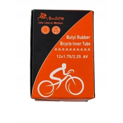 Outlet Yunsem Dętka rowerowa 12" × 1.75"-2.25" zawór samochodowy AV