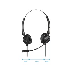 Outlet Sandberg USB+RJ9/11 Headset Pro Stereo 126-30 dł. przewodu 2.1 m