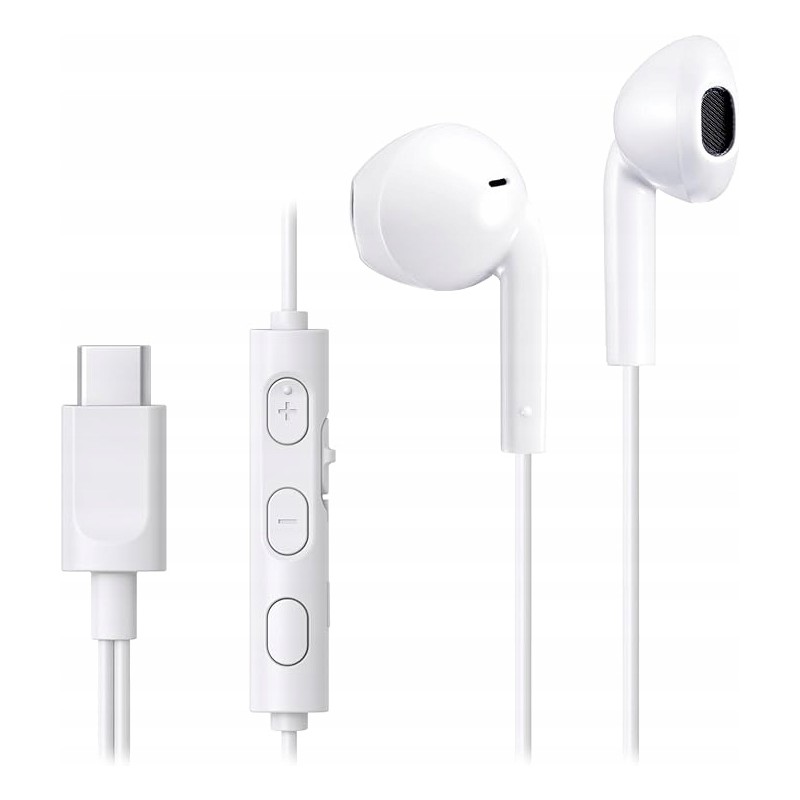 Outlet Słuchawki douszne JVC HA-FR17UCW-U długość przewodu 1.2m IPX2 USB C