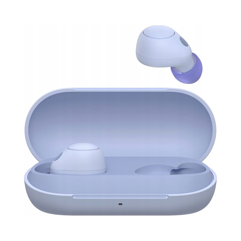 Outlet Słuchawki bezprzewodowe dokanałowe Sony WF-C700N Fioletowe Bluetooth