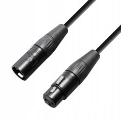 Outlet ADAM HALL K4KMMF KABEL MIKROFONOWY XLR - XLR 0.5m miedziany OFC