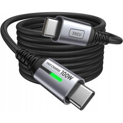 INIU DI-D5CC, kabel USB-C do USB-C, 100W, 2m, PD 5A, QC 4.0 4o mini