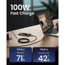 INIU DI-D5CC, kabel USB-C do USB-C, 100W, 2m, PD 5A, QC 4.0 4o mini