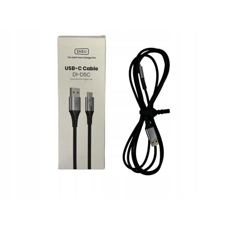 Outlet Kabel INIU USB typ C - USB typ C 2 m czarny