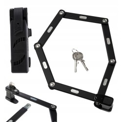 Outlet Zabezpieczenie rowerowe zapięcie składane Abus T4CZP000202BK