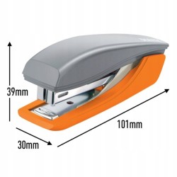 Dziurkacz biurkowy Leitz odcienie szarości i srebra