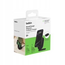 Ładowarka indukcyjna do MagSafe do iPhone, Belkin Foldable, Stand, Qi2 15W