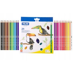 Outlet Kredki ołówkowe heksagonalne 24 Milan