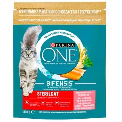 Karma Purina ONE STERILCAT ŁOSOŚ 800g kot sterylizowany z tauryną odżywcza