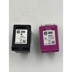 Outlet Oryginalny tusz HP 305 Zestaw Czarny+Kolor 6ZD17AE poj. 7 ml