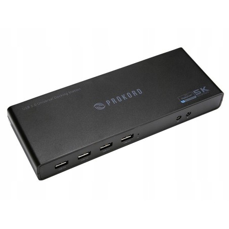 Outlet UNIWERSALNA STACJA DOKUJĄCA PROKORD USBC DUAL 4K 5KDLC + zasilacz UK
