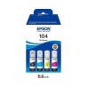 Outlet Tusz Epson 104 C13T00P640 4x65ml cmyk Oryginał ET2710 ET2715 ET2720