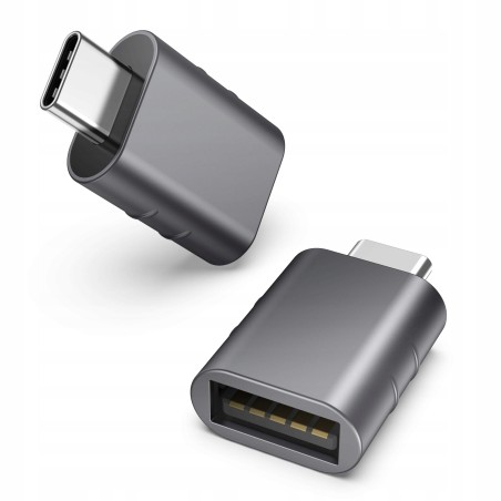 Outlet Syntech Adapter P1-1832 USB C OTG USB 3.0 5 Gbps 2 sztuki kompaktowe