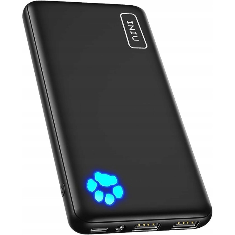Outlet POWERBANK 10000MAH INIU BI-B41 USB A/ USB C szybkie ładowanie 3A
