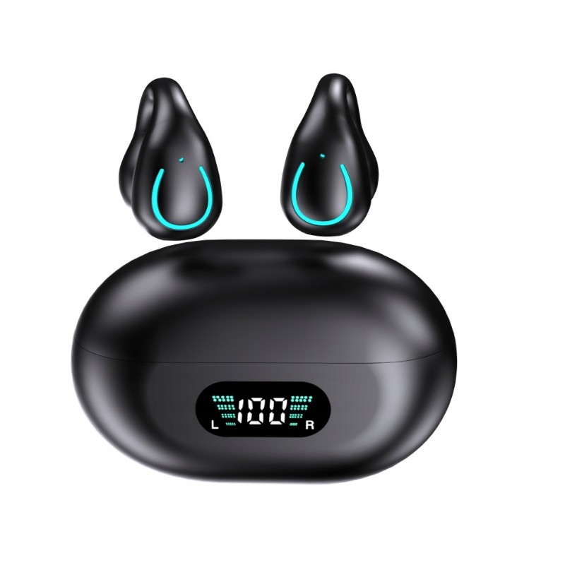 Outlet SŁUCHAWKI DOUSZNE Z KLIPSEM NA UCHO YYK-S19 Bluetooth zasięg 13 m
