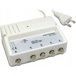 Wzmacniacz wewnętrzny UHF Metronic 332175 14,5 x 11 x 5 cm napięcie 230 V