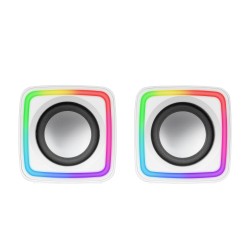 Outlet Zestaw głośników 2.0 Mars Gaming MSCUBEW moc 8 W rgb active-flow