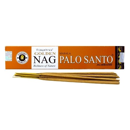KADZIDEŁKA MASALA GOLDEN NAG PALO SANTO 15g drzewne BOGACTWO NATURY