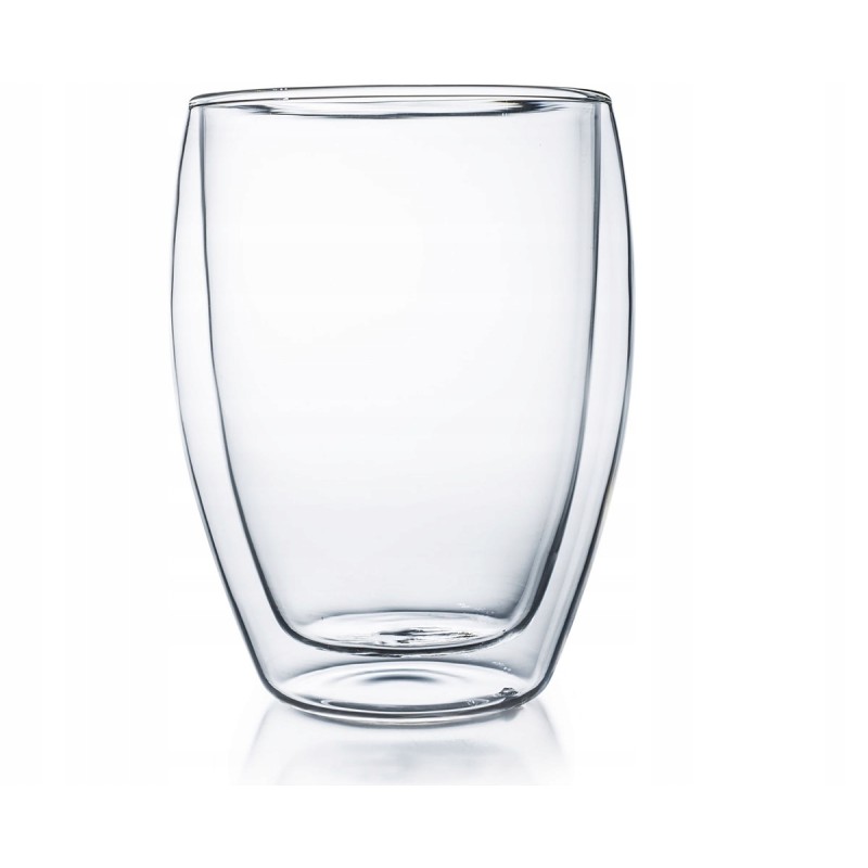 SZKLANKA TERMICZNA Z PODWÓJNYMI ŚCIANKAMI Creano 400 ml 1 szt. bezbarwne