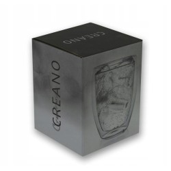 SZKLANKA TERMICZNA Z PODWÓJNYMI ŚCIANKAMI Creano 400 ml 1 szt. bezbarwne