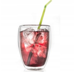 SZKLANKA TERMICZNA Z PODWÓJNYMI ŚCIANKAMI Creano 400 ml 1 szt. bezbarwne