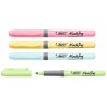 3 SZT. BIC HIGHLIGHTER GRIP ZAKREŚLACZ FLAMASTRY PASTELOWE kolory OPIS