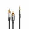 Sonero S-AC600-015 kabel audio dł. kabla 1,5 m mini Jack 3.5 mm-2 x RCA