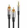 Sonero S-AC600-015 kabel audio dł. kabla 1,5 m mini Jack 3.5 mm-2 x RCA
