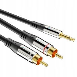 Sonero S-AC600-015 kabel audio dł. kabla 1,5 m mini Jack 3.5 mm-2 x RCA