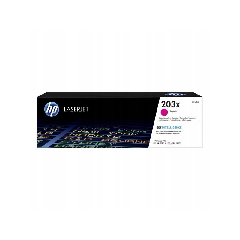 Outlet Toner HP 203X CF543X czerwony (magenta)