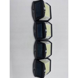 Outlet Vanranger Zewnętrzna lampa solarna z czujnikiem ruchu 4 sztuki