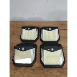 Outlet Vanranger Zewnętrzna lampa solarna z czujnikiem ruchu 4 sztuki