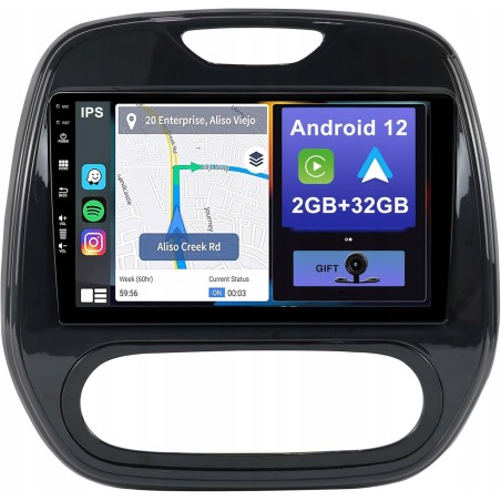 Outlet YUNTX Android 12 2 Din Radio nawigacja do Renault Captur (2014-2019)