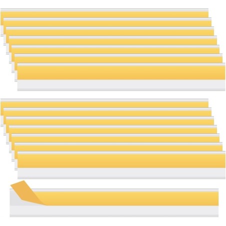 Outlet HLIWS 15 szt. uchwytów na cenówki etykiety 4×30 cm samoprzylepny