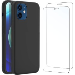 Outlet Etui NEW'C do iPhone 12 + 2 szt szkło hartowane elastyczne lekkie