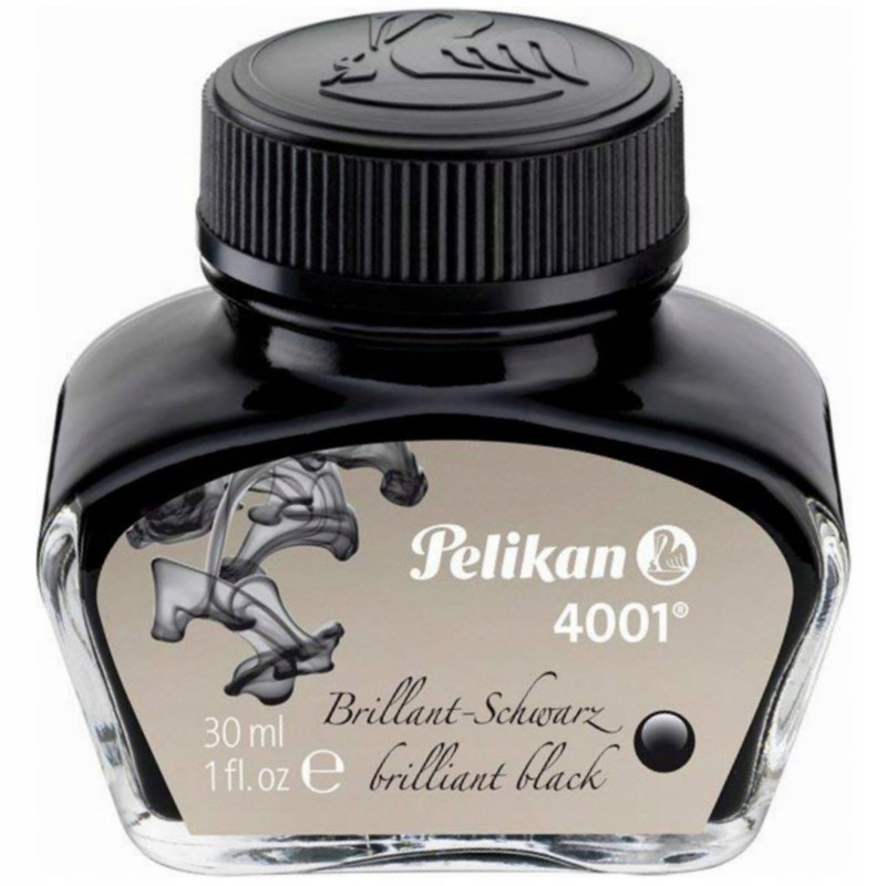 Outlet Atrament Pelikan 4001 Brylantowo-czarny poj. 30ml Intensywny kolor
