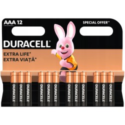 Outlet Bateria alkaliczna Duracell AAA (R3) 12 szt.