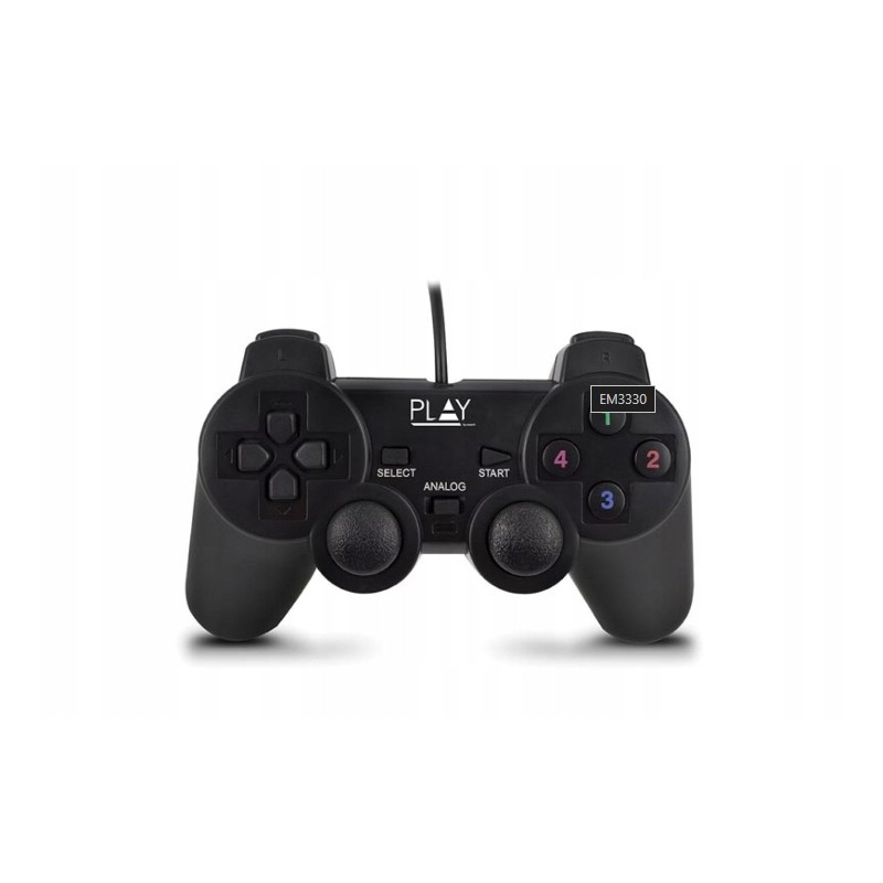 Outlet Przewodowy gamepad analog PL3330 USB do PC plug&play 13 przycisków