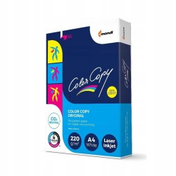 Papier biurowy ksero Mondi format A4 220g 250 arkuszy biały Color Copy
