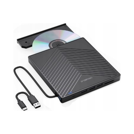 Outlet Origbelie zewnętrzna nagrywarka DVD/CD USB 3.0 8w1 BT669 plug&play