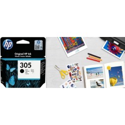 Outlet Oryginalny Tusz HP 305 Czarny 3YM61AE poj. 2 ml wydajność 120 stron