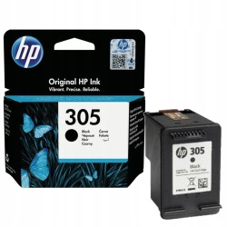 Outlet Oryginalny Tusz HP 305 Czarny 3YM61AE poj. 2 ml wydajność 120 stron