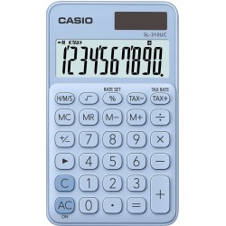 Outlet Kalkulator biurowy Casio SL-310UC-LB zasilanie słoneczne kompaktowy