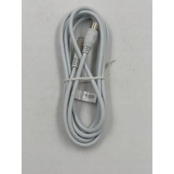 Outlet Metronic kabel koncentryczny RJ45 / TV 9,52 mm na męski dł. kabla 2m
